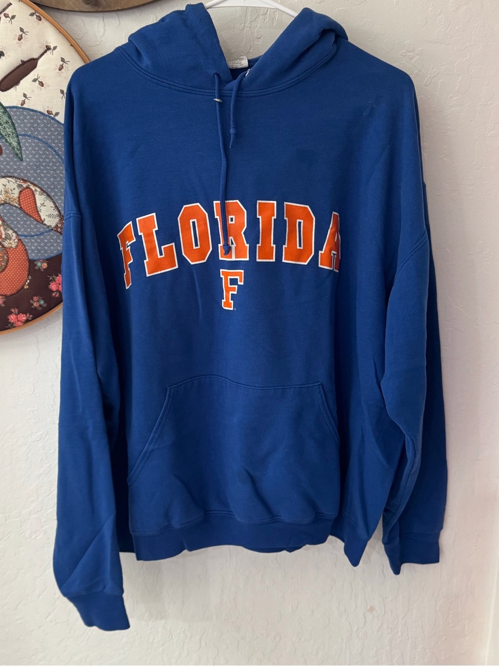 Florida blue orange pullover hoodie jerzees men’s xl